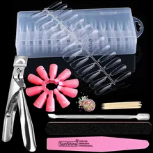 Fake Nail Capsule Press on Tips Full Cover Coffin Stiletto False Nails File UV Gel Polish Remover Accessories Tools 240Pcs Set 
Fake Nail Capsule Press on Tips Full Cover Coffin Stiletto False Nails File UV Gel Polish Remover Accessories Tools 240Pcs Set