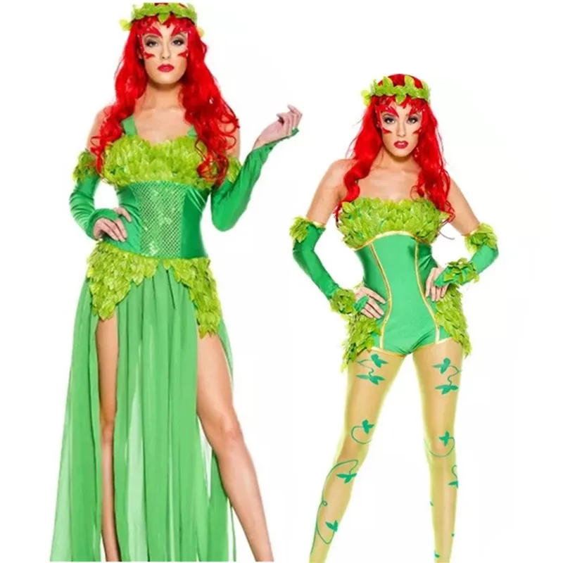 Halloween Sexy Tinker Bell Green Dragonfly Fairy Elf Costume Anime Movie Performance Batmen Poison Ivy Cosplay Dress
Halloween Sexy Tinker Bell Green Dragonfly Fairy Elf Costume Anime Movie Performance Batmen Poison Ivy Cosplay Dress