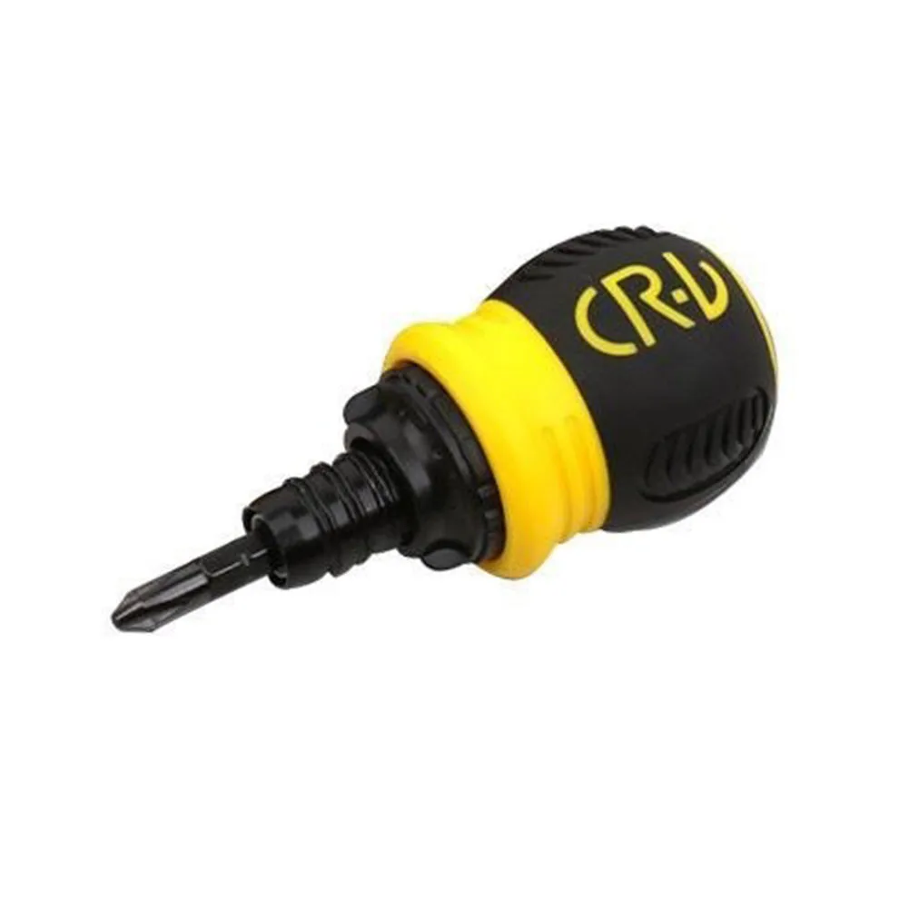 Handy Ratchet Screwdriver with Labor Saving Telescopic Mechanism Dual Purpose Batch Head Made of Robust Alloy Steel to Last
Handy Ratchet Screwdriver with Labor Saving Telescopic Mechanism Dual Purpose Batch Head Made of Robust Alloy Steel to Last