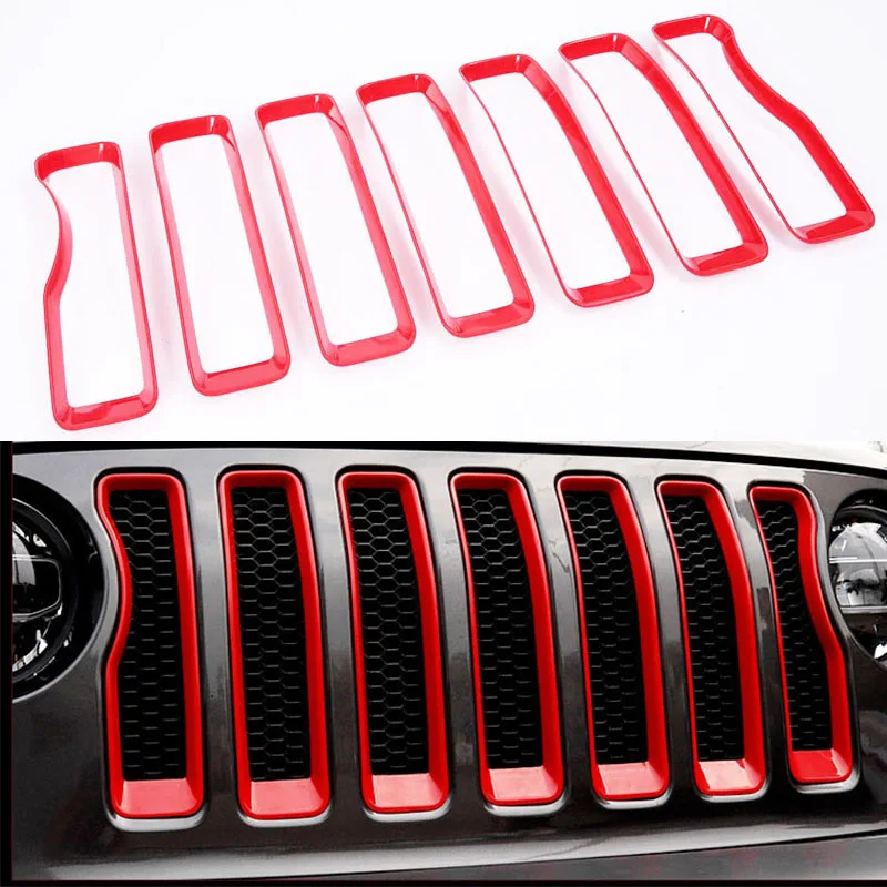 For Jeep Wrangler JL 2018 ABS Chrome Middle Grille Cover Trim Sticker Frame Decor Styling Accessories 
For Jeep Wrangler JL 2018 ABS Chrome Middle Grille Cover Trim Sticker Frame Decor Styling Accessories
