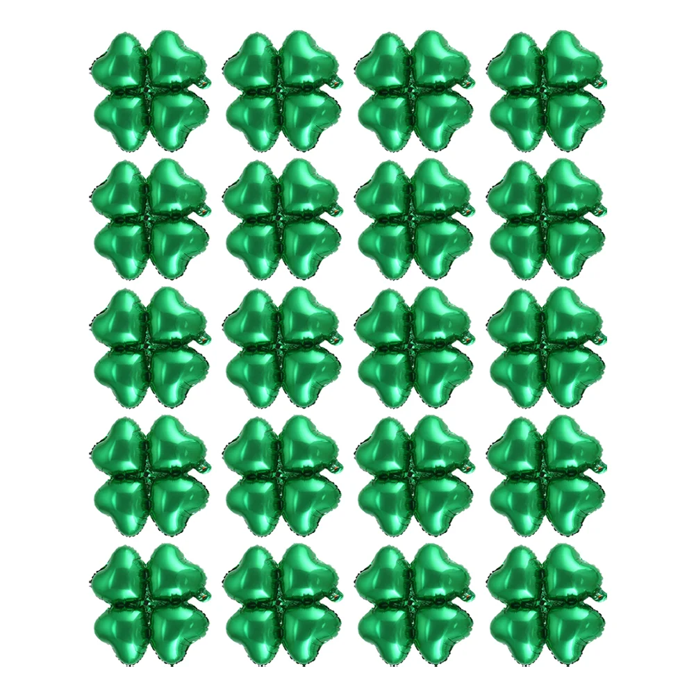 50Pcs Lovely Heart Shape Four Leaf Foil Balloons Party Decor Balloon for Wedding Birthday Festival(Green)
50Pcs Lovely Heart Shape Four Leaf Foil Balloons Party Decor Balloon for Wedding Birthday Festival(Green)