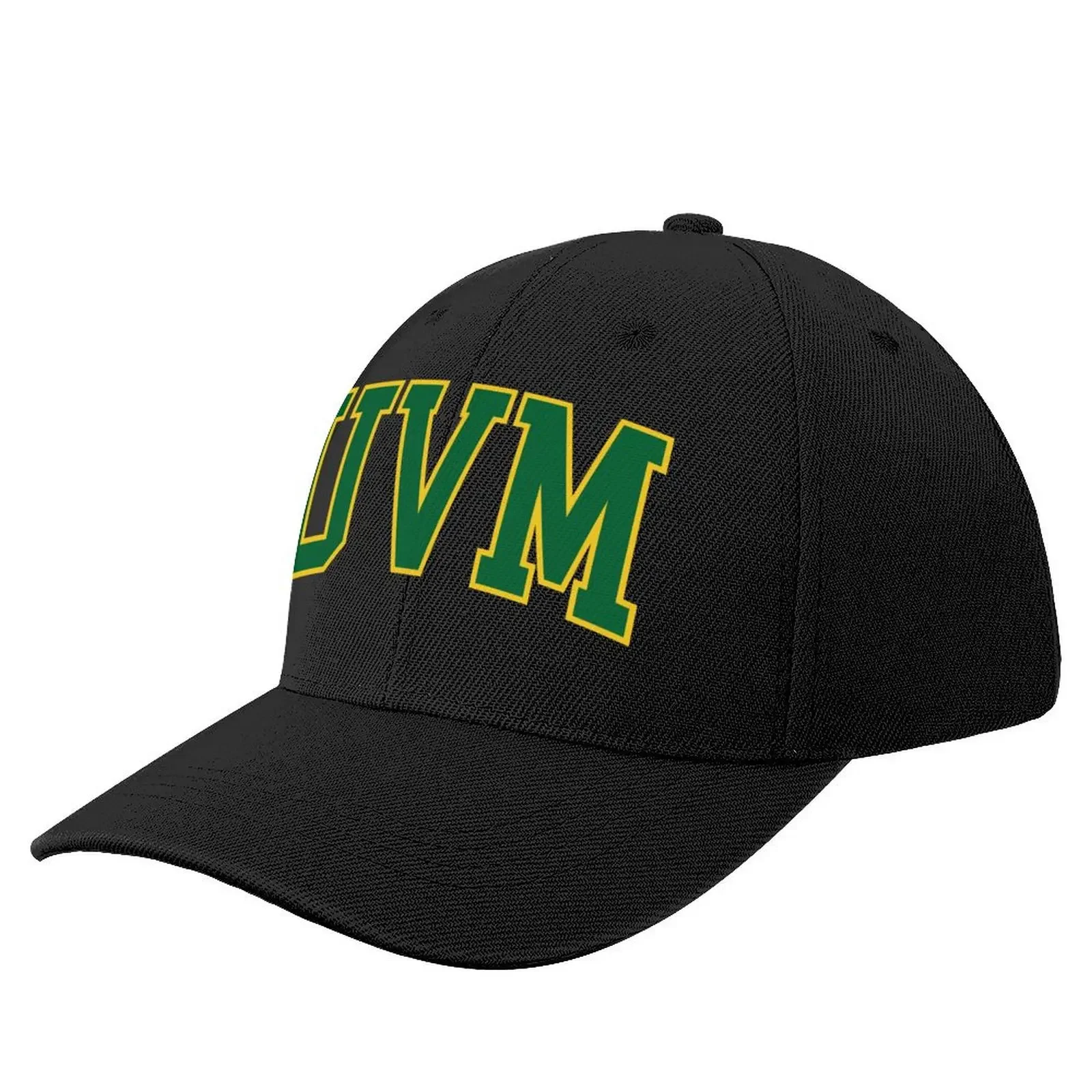 

uvm - college font curved Baseball Cap Ball Cap Brand Man cap Trucker Hat Sun Hats For Women Men's