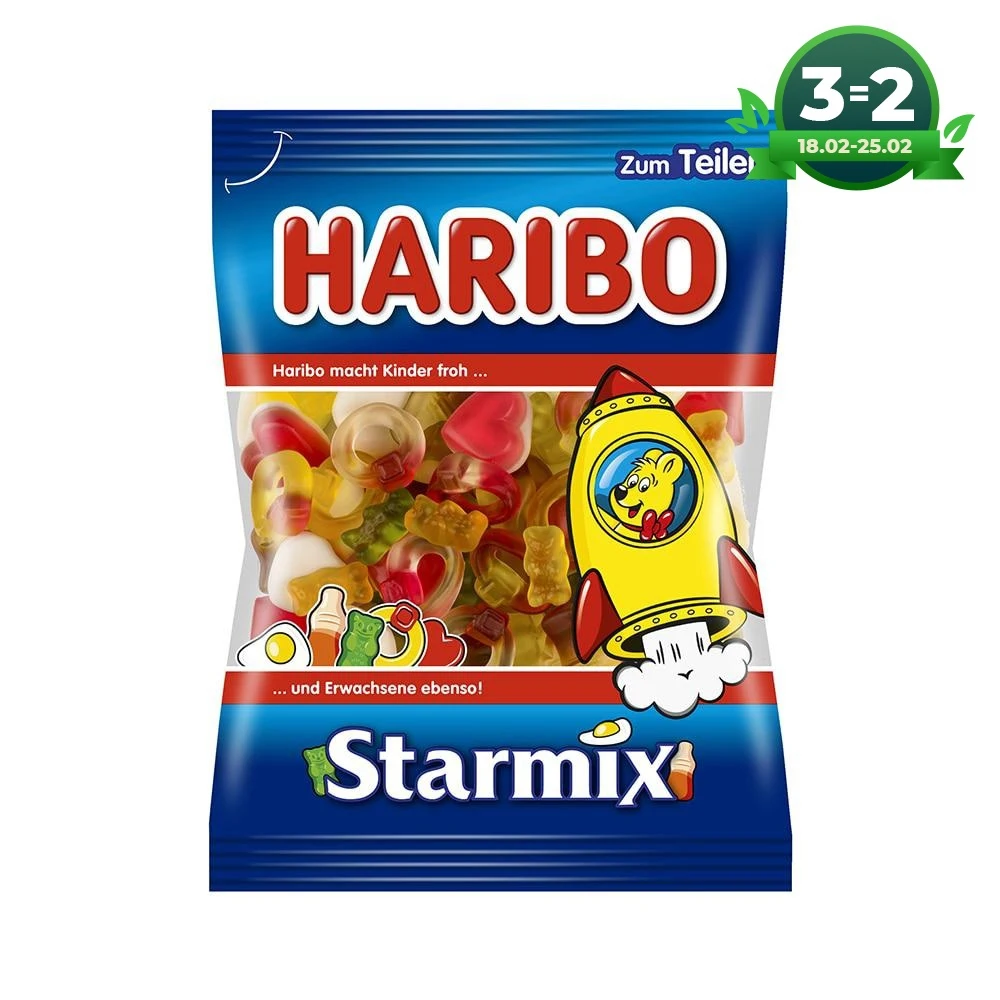 Жевательный мармелад Haribo Starmix 80 г | Продукты