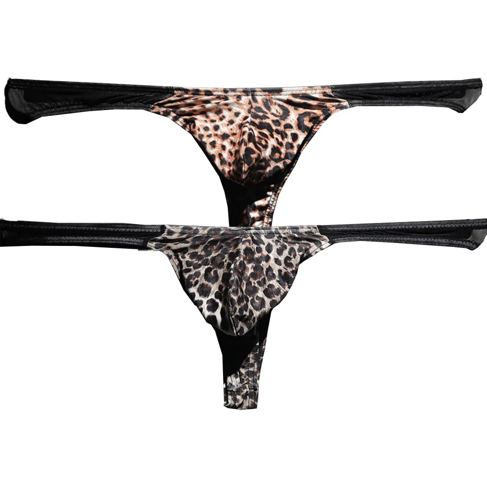 Men Sexy Leopard G-String Man Sexy Underwear T-Back Thongs Printed Underpants Breathable Panties Bikini Trunk Breathable Knicker
Men Sexy Leopard G-String Man Sexy Underwear T-Back Thongs Printed Underpants Breathable Panties Bikini Trunk Breathable Knicker