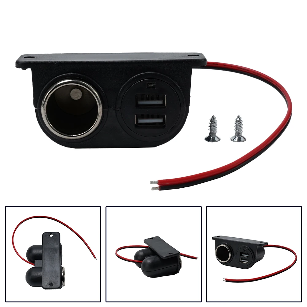 1x 12V Auto Lighter Dual USB Power Outlet Socket Plugs Adapter Auto Electronics USB Charger Adapter Dual Auto Charger
1x 12V Auto Lighter Dual USB Power Outlet Socket Plugs Adapter Auto Electronics USB Charger Adapter Dual Auto Charger
