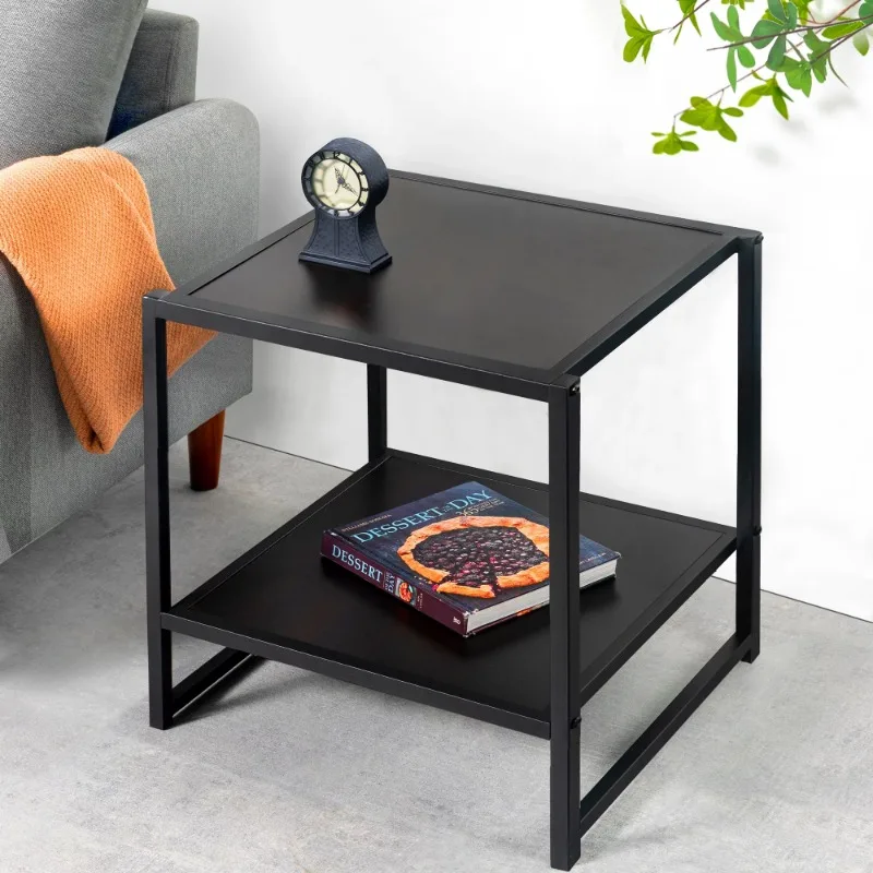 

Боковой столик с черной рамкой Zinus данные 20 дюймов, черная древесина
