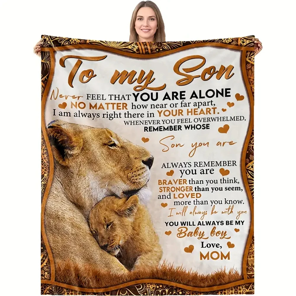Flannel Blanket To My Son Daughter Niece Letters Birthday Gift Warm Throw Blanket for Bed Sofa Couch Home Queen 2024 New Blanket
Flannel Blanket To My Son Daughter Niece Letters Birthday Gift Warm Throw Blanket for Bed Sofa Couch Home Queen 2024 New Blanket