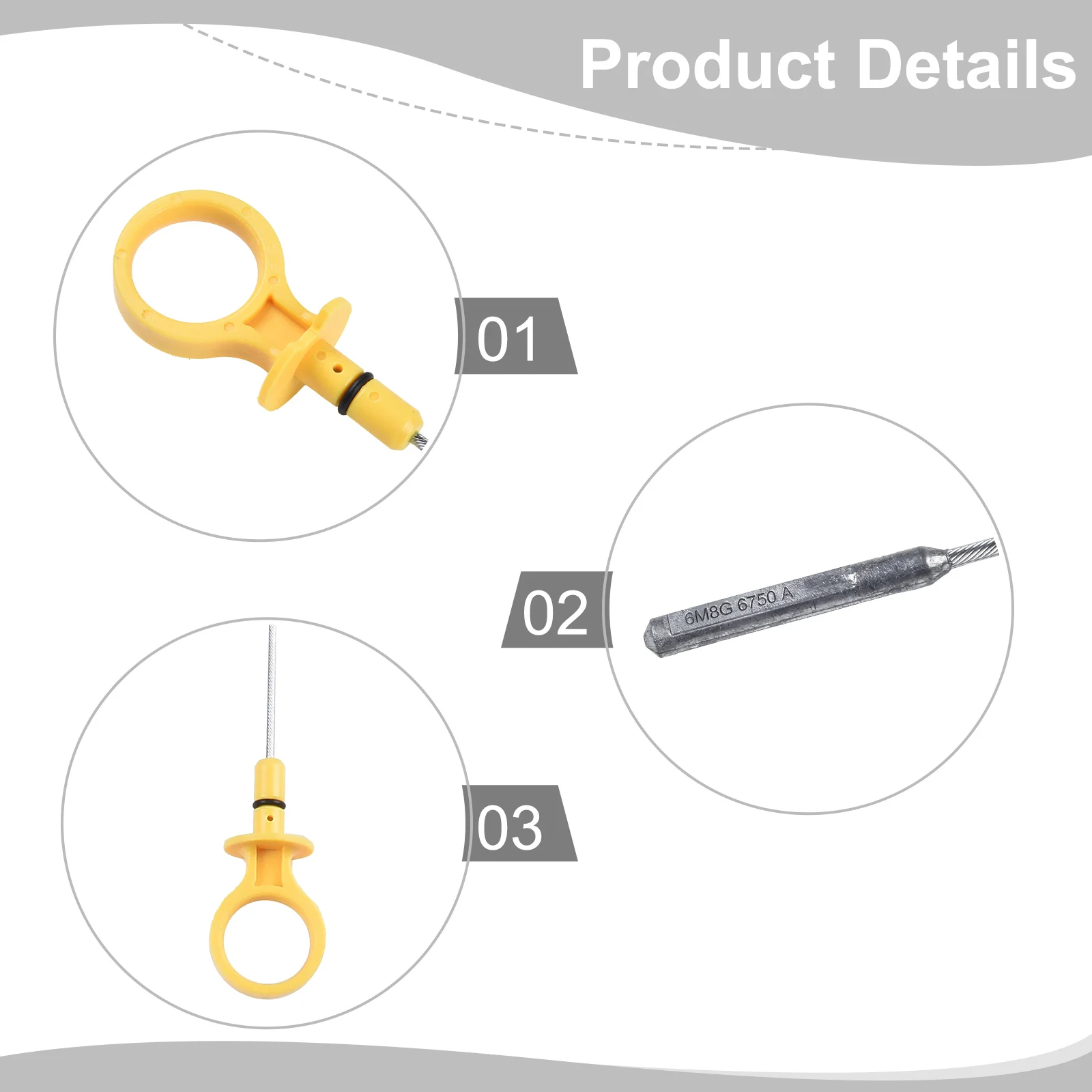 None Oil Level Dipstick Oil Level Dipstick Replacement Part Yellow ABS OEM : L3G2-10-450E Brand New High Quality
None Oil Level Dipstick Oil Level Dipstick Replacement Part Yellow ABS OEM : L3G2-10-450E Brand New High Quality