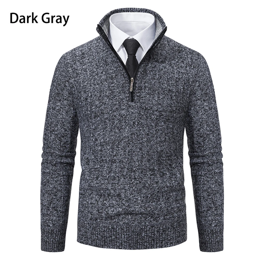 Mens Casual Business Striped Warm Fleece Knitwear Sweater Stand Collar Pullovers Winter Autumn Sweaters Coat Jackets
Mens Casual Business Striped Warm Fleece Knitwear Sweater Stand Collar Pullovers Winter Autumn Sweaters Coat Jackets