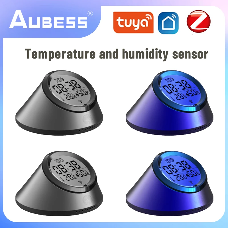 Zigbee Tuya Smart Temperature And Humidity Sensor Clock With Screen Backlight Display Smart Home Temperature And Humidity Meter
Zigbee Tuya Smart Temperature And Humidity Sensor Clock With Screen Backlight Display Smart Home Temperature And Humidity Meter