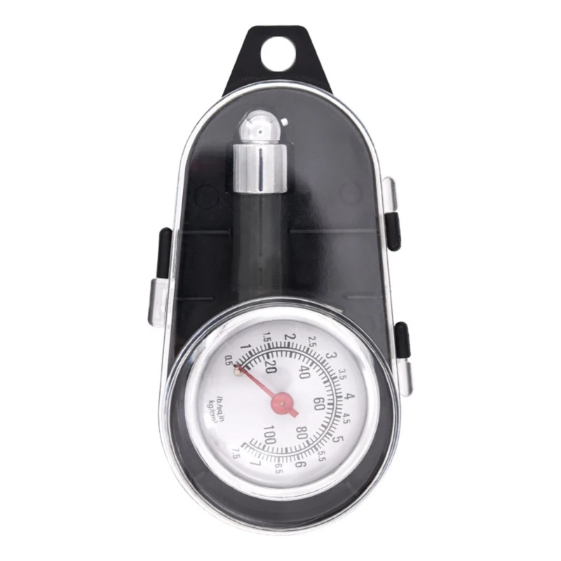 

P9JC Tyre Pressure Gauge, Air Pressure Tester, 0-100Psi, for Car, Bike and Motorcycles Tire Inflation Pressure Gauge