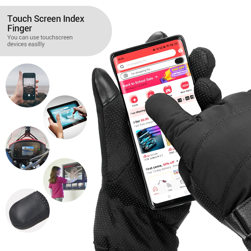 Waterproof Motorcycle Gloves New Cold-proof Thermal Skiing Gloves Touchscreen Plush Warm Gloves Cold Weather
Waterproof Motorcycle Gloves New Cold-proof Thermal Skiing Gloves Touchscreen Plush Warm Gloves Cold Weather