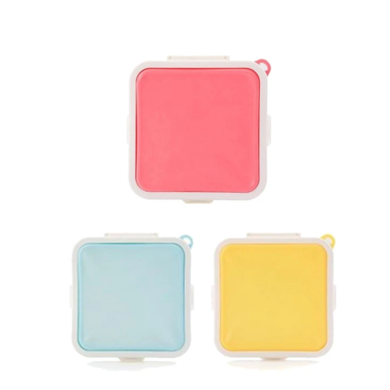 

Sandwich Salad Storage Box Silicone Storage Case For Lunch Reusable Food Storage Container Microwave Bento Lunch Box