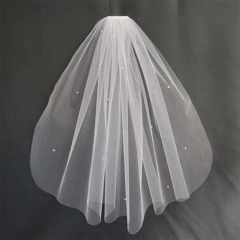 Pearls Wedding Veil Bridal Veil Short Bridal Accessory One Layer with Comb Bride Veils Headpiece
Pearls Wedding Veil Bridal Veil Short Bridal Accessory One Layer with Comb Bride Veils Headpiece