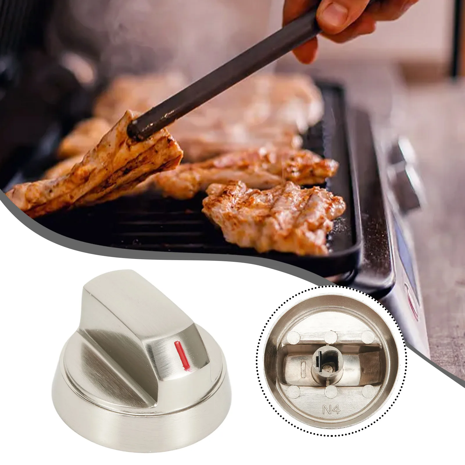 Knob Gas Stove Knob Kitchen Brand New Durable Functional High Quality Stove Parts Zinc Alloy Of The Barbecue Oven
Knob Gas Stove Knob Kitchen Brand New Durable Functional High Quality Stove Parts Zinc Alloy Of The Barbecue Oven