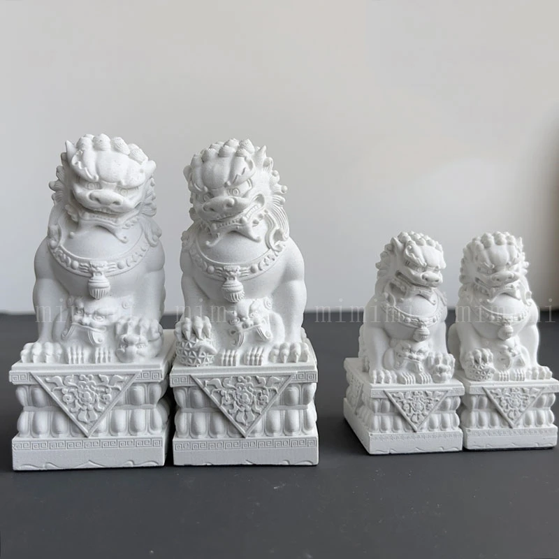 Large Stone Lion Silicone Mold Desktop Decoration Chinese Lion Decoration Cement Plaster Mold
Large Stone Lion Silicone Mold Desktop Decoration Chinese Lion Decoration Cement Plaster Mold