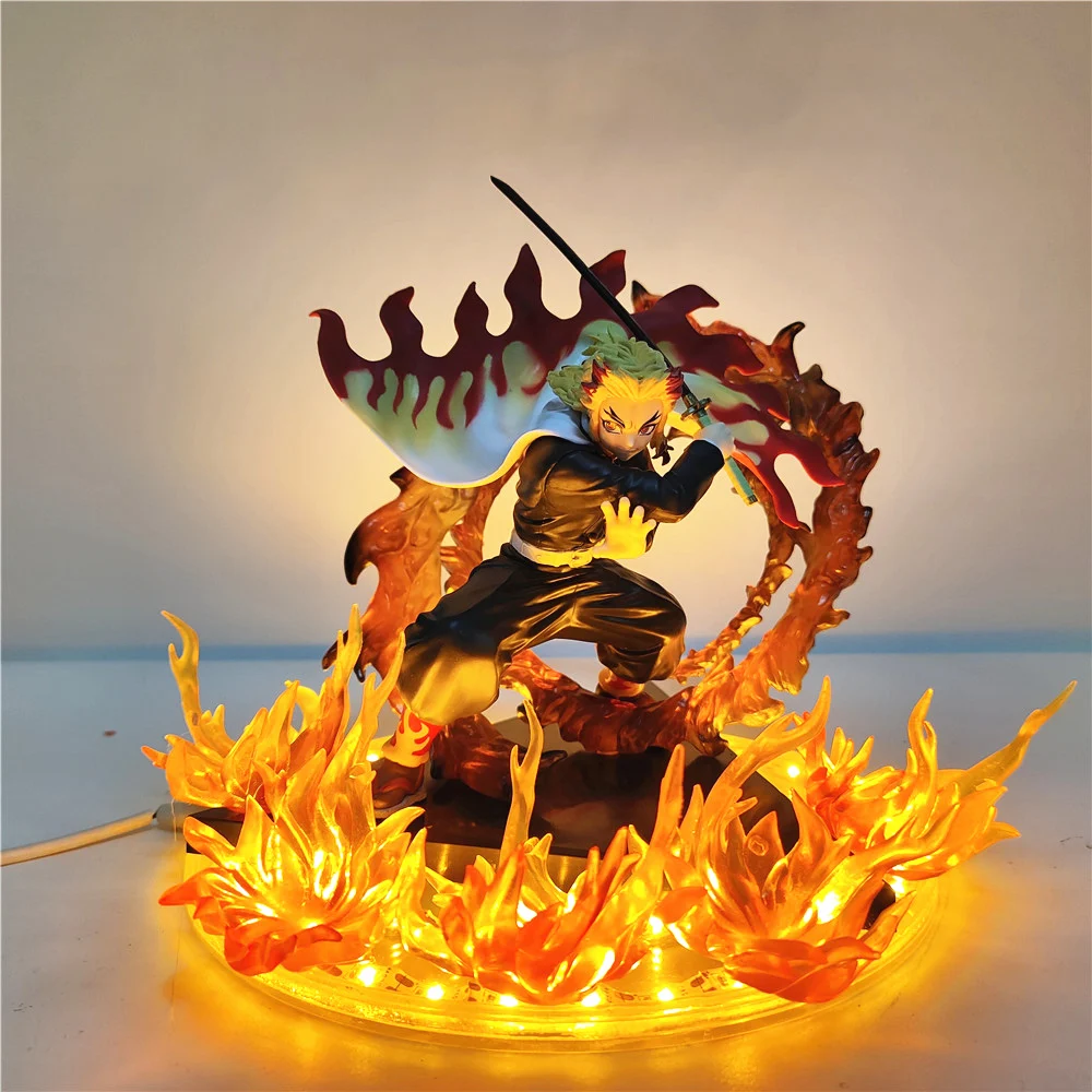 Фигурки аниме «рассекающий демонов», ПВХ экшн-фигурки Rengoku Kyoujurou Fire, светодиодная сцена, «сделай сам», игрушки для детей, кукла киметасу no Yaiba, 14 см
Фигурки аниме «рассекающий демонов», ПВХ экшн-фигурки Rengoku Kyoujurou Fire, светодиодная сцена, «сделай сам», игрушки для детей, кукла киметасу no Yaiba, 14 см