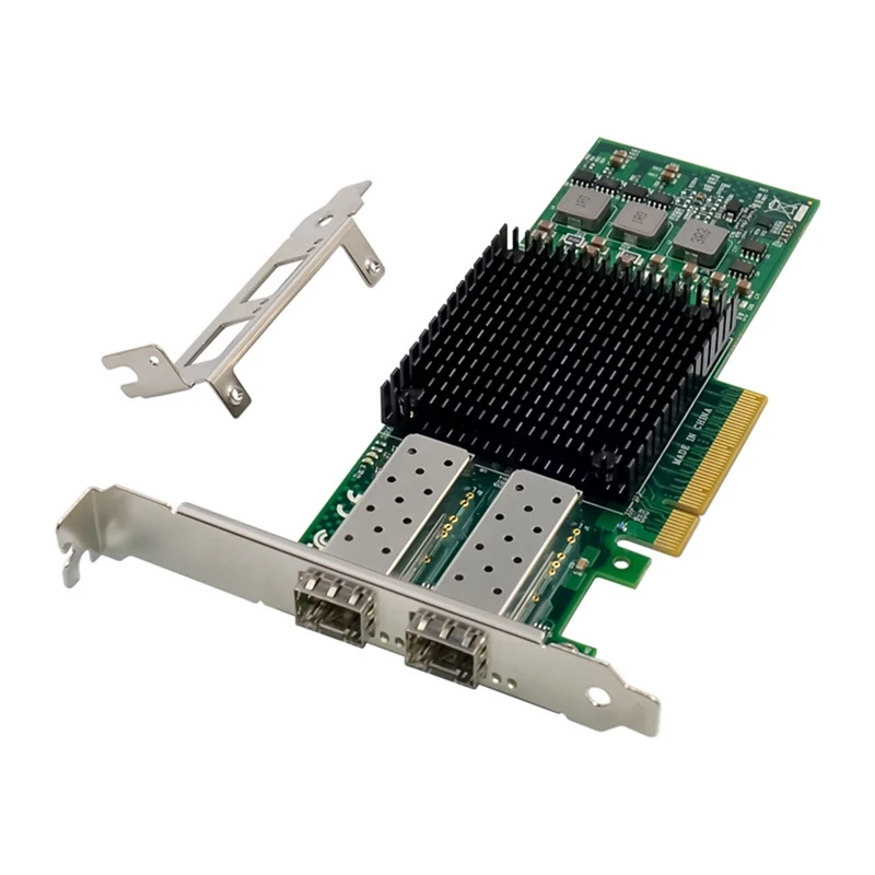 1 компл. PCIE X8 BCM57810 сетевая карта с двойным оптическим портом 10G SFP + зеленая волоконная сетевая карта сервера
1 компл. PCIE X8 BCM57810 сетевая карта с двойным оптическим портом 10G SFP + зеленая волоконная сетевая карта сервера