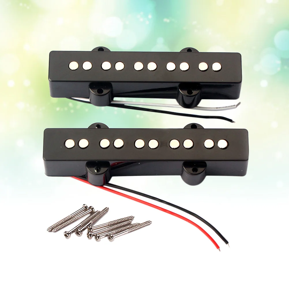 

Electric Bass Pickups Bridge Neck Pickups Set for Jazz JB Bass Guitar Open Style Guitar Parts and Accessories GMB08