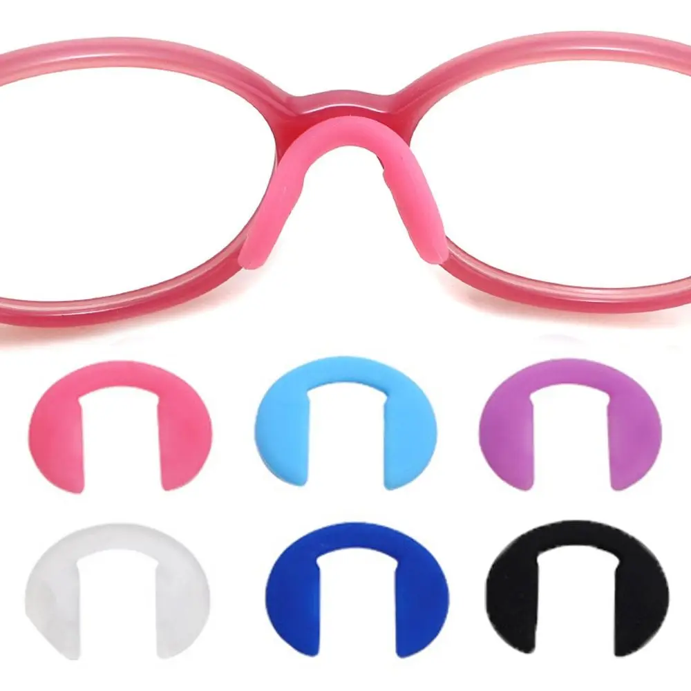 

Comfortable U Shape Glasses Pads For Men Anti Slip Silicone Eyewear Ear Hook Glasses Support Eyeglasses Pads Korean Nose Pad