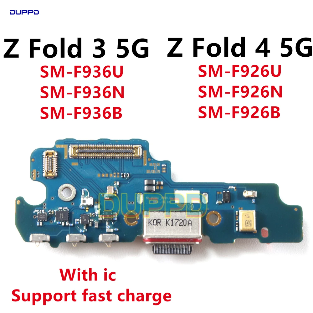 

For Samsung Galaxy Z Fold 3 4 F936U F936N F936B F926U F926B F926N USB Charger Charging Port Dock Connector Board Flex Cable