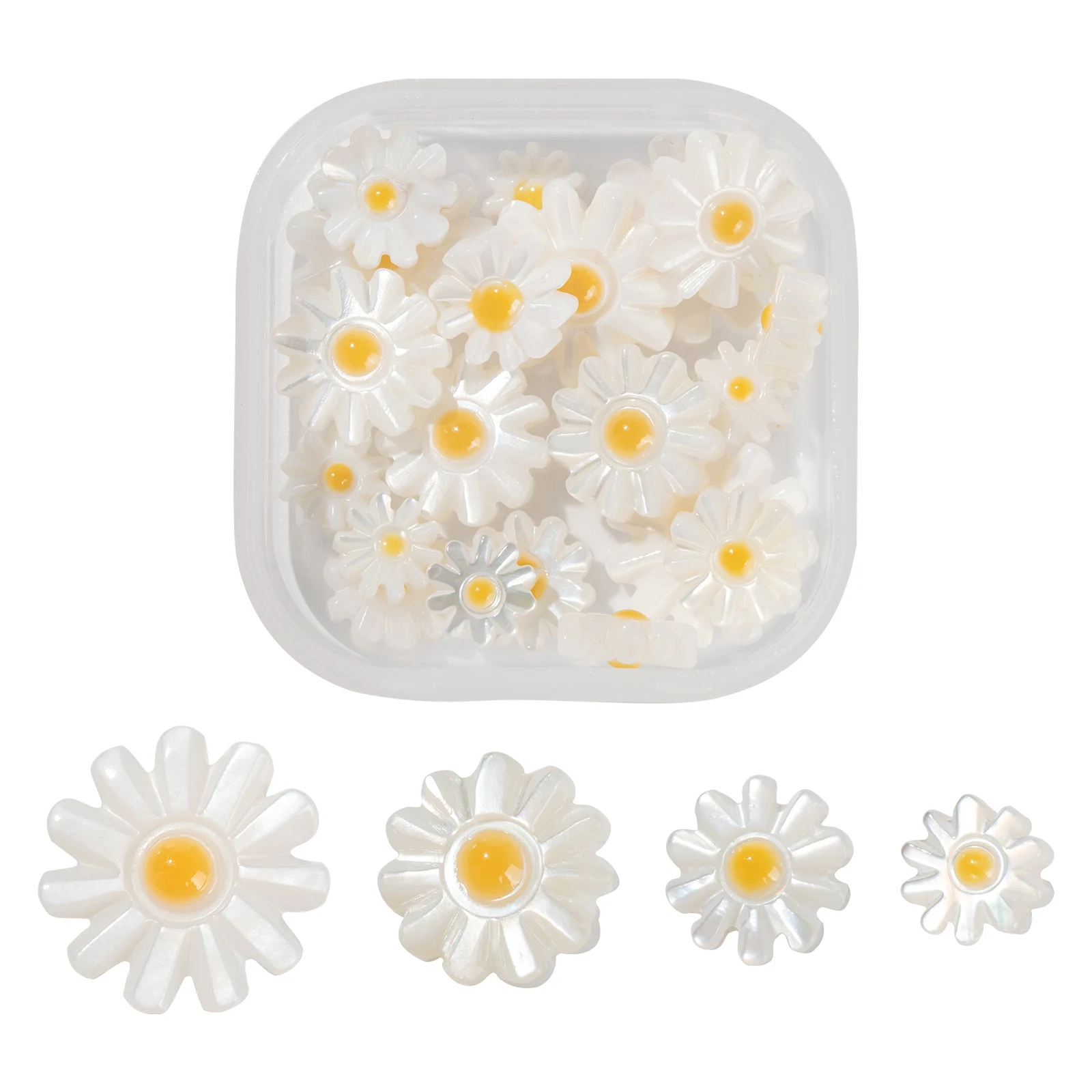 1Box Natural Freshwater Shell Beads Mixed Color Flower Enamel Charms Bead For Jewelry Making DIY Neacklace Bracelet Accessaries
1Box Natural Freshwater Shell Beads Mixed Color Flower Enamel Charms Bead For Jewelry Making DIY Neacklace Bracelet Accessaries