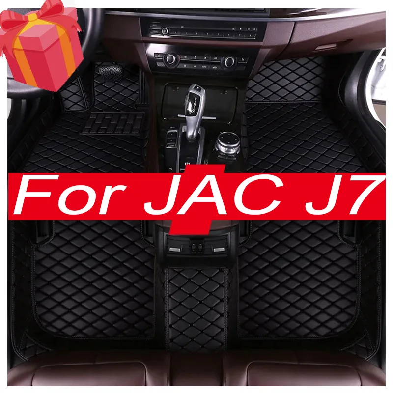 

Car Floor Mats For JAC J7 2020 Custom Auto Foot Pads Automobile Carpet Cover Interior Accessories