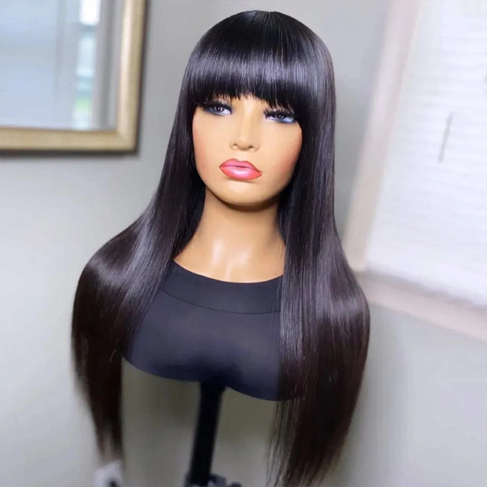 Wiggogo 3X1 Middle Part Lace Wig Glueless Wig Wear And Go Glueless Human Hair Wig Straight Hair Wigs With Bangs 100% Human Hair
Wiggogo 3X1 Middle Part Lace Wig Glueless Wig Wear And Go Glueless Human Hair Wig Straight Hair Wigs With Bangs 100% Human Hair