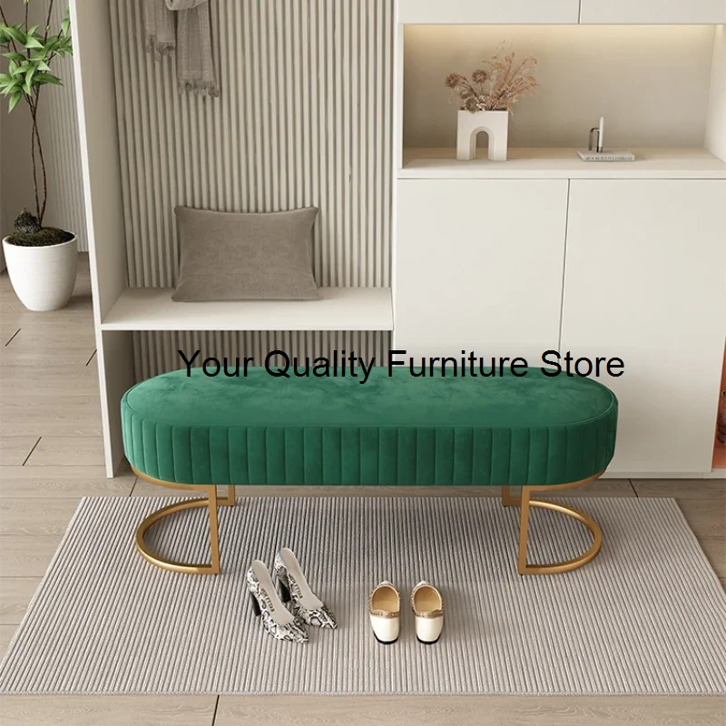 Nordic velvet bench shoe change stool INS soft bed end stool Home hallway can sit Shoe rack bench bedroom footrest furniture
Nordic velvet bench shoe change stool INS soft bed end stool Home hallway can sit Shoe rack bench bedroom footrest furniture