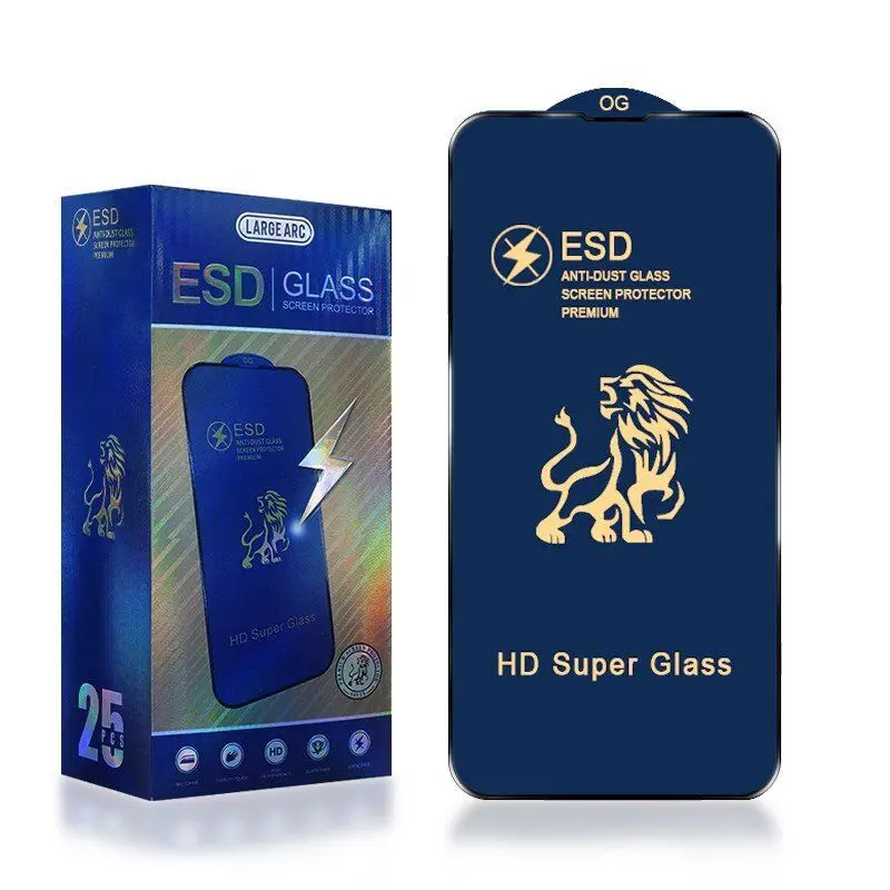100PCS/Anti Static Screen Protector ESD 9H Full Cover Anti Dust Tempered Glass For iPhone 15 14 13 Pro Max 12 11 Pro XS XR Plus 
100PCS/Anti Static Screen Protector ESD 9H Full Cover Anti Dust Tempered Glass For iPhone 15 14 13 Pro Max 12 11 Pro XS XR Plus