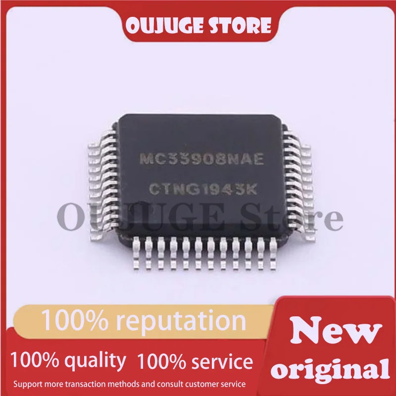 100% New original MC33908NAE LQFP-48(7x7) Power Management Specialized - PMIC ROHS Power management chip, automotive chip
100% New original MC33908NAE LQFP-48(7x7) Power Management Specialized - PMIC ROHS Power management chip, automotive chip