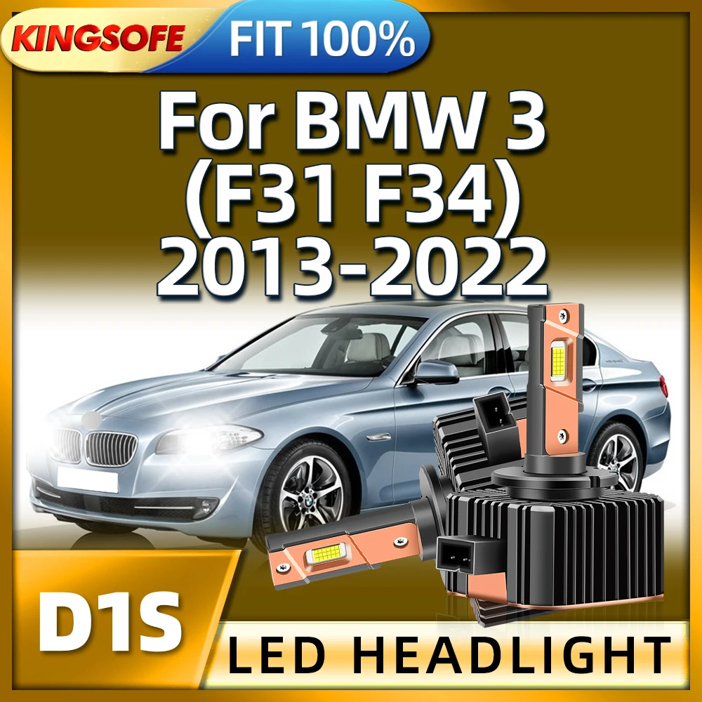 KINGSOFE 2PCS LED D1S 130W Headlights HID Bulb Car Light 6000K For BMW 3 F31 F34 2013 2014 2015 2016 2017 2018 2019 2020 21 2022
KINGSOFE 2PCS LED D1S 130W Headlights HID Bulb Car Light 6000K For BMW 3 F31 F34 2013 2014 2015 2016 2017 2018 2019 2020 21 2022