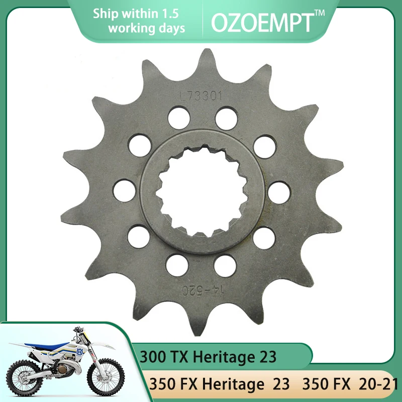 Передняя Звездочка мотоцикла OZOEMPT 520-14T, подходит для 300 TX,TX Heritage 350 FC,FC Heritage ,FE,FE S,FX,FX Heritage 450 FE
Передняя Звездочка мотоцикла OZOEMPT 520-14T, подходит для 300 TX,TX Heritage 350 FC,FC Heritage ,FE,FE S,FX,FX Heritage 450 FE