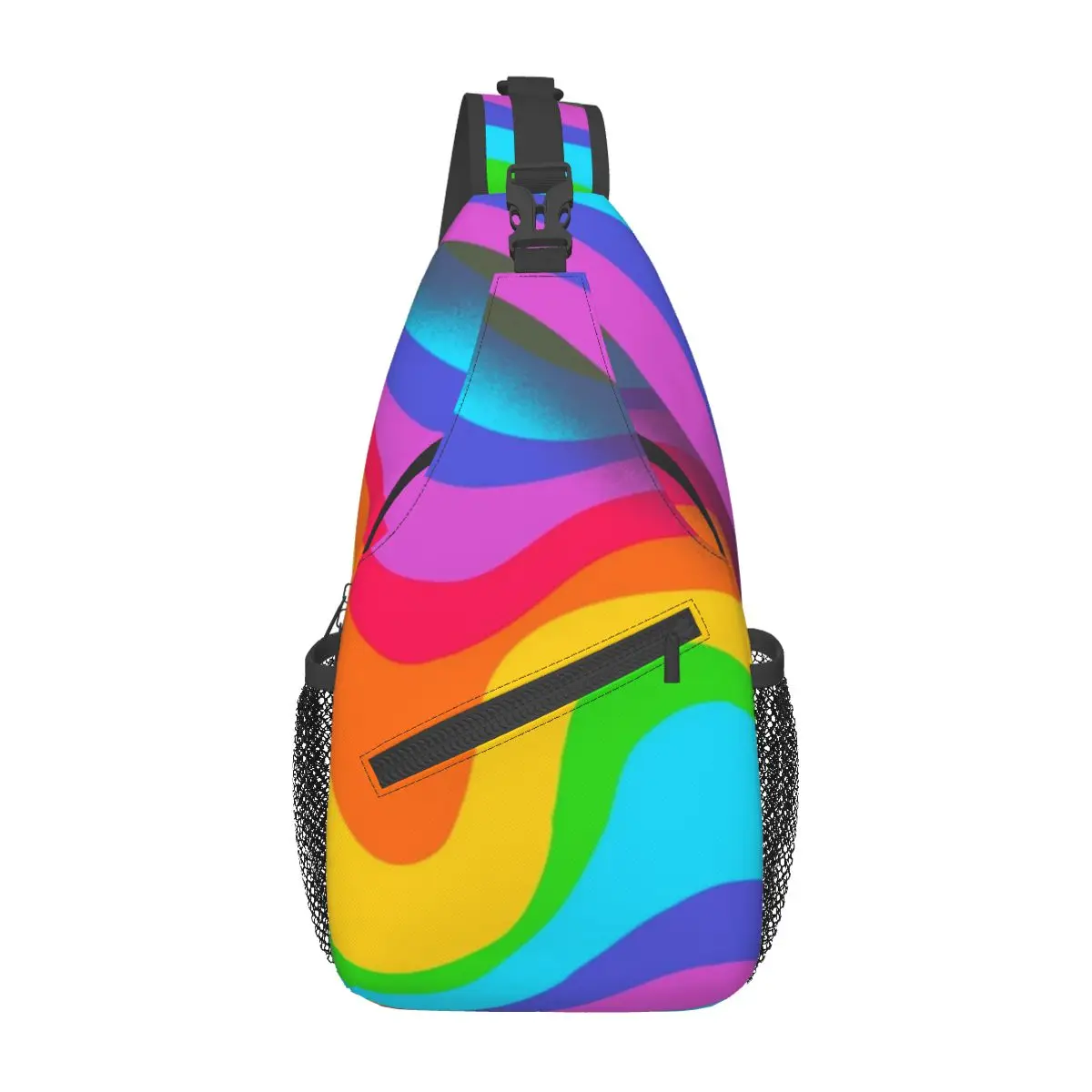 Rainbow Drippy Trippy Chest Bag Trendy Large capacity Travel Cross chest bag Customizable
Rainbow Drippy Trippy Chest Bag Trendy Large capacity Travel Cross chest bag Customizable