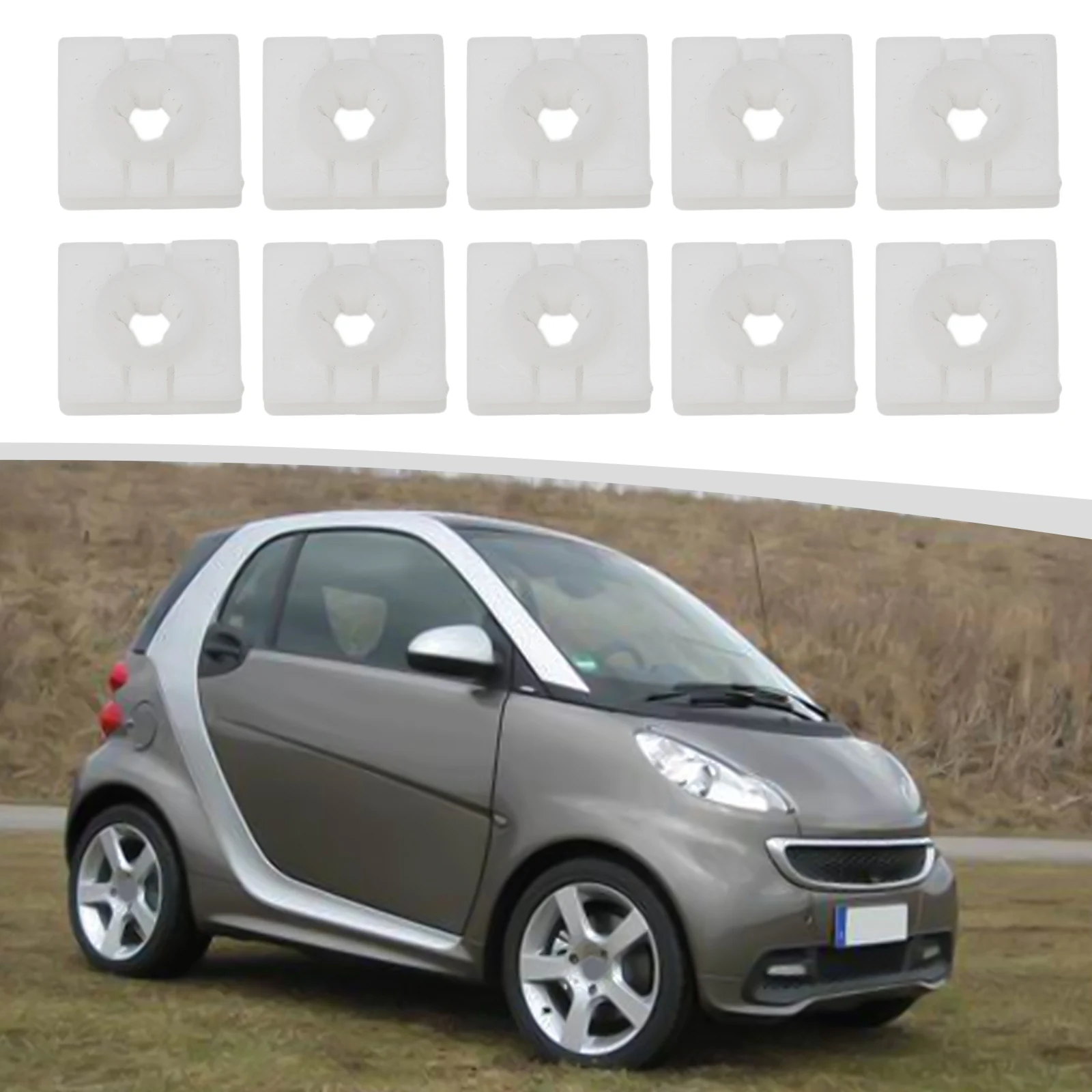 Зажимы для формования ракет для Mercedes Smart Fortwo 2008-2016 0009912098, 10 шт.
Зажимы для формования ракет для Mercedes Smart Fortwo 2008-2016 0009912098, 10 шт.