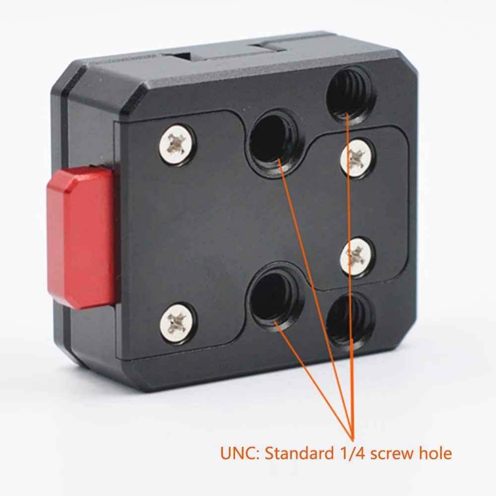 1/4 Universal V Mount Battery Quick Release Plate Adapter Accessories Portable Single Base for All Ptz and Camera Black
1/4 Universal V Mount Battery Quick Release Plate Adapter Accessories Portable Single Base for All Ptz and Camera Black