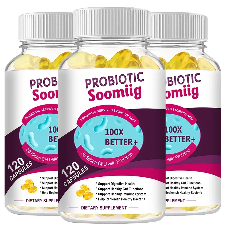 Soomiig Natural Probiotic Supplement -100 Billion CFU, Dietary Capsules, Suitable for Both Men and Women
Soomiig Natural Probiotic Supplement -100 Billion CFU, Dietary Capsules, Suitable for Both Men and Women
