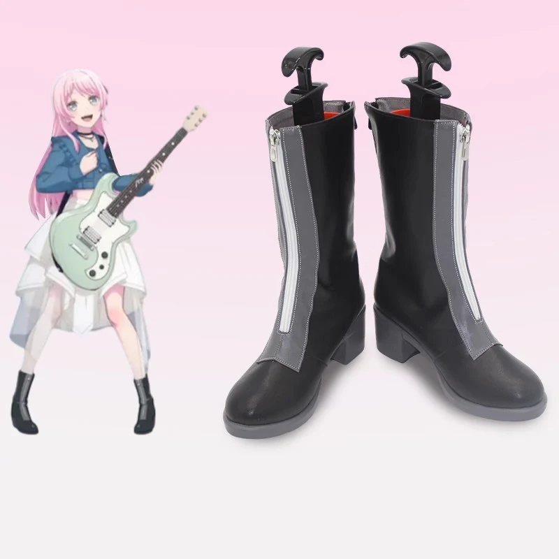 

BanG Dream! It's MyGO Cosplay Shoes Boot Women Girl Anon Chihaya Halloween Game Carnival Role Play Prop Lynette Boots