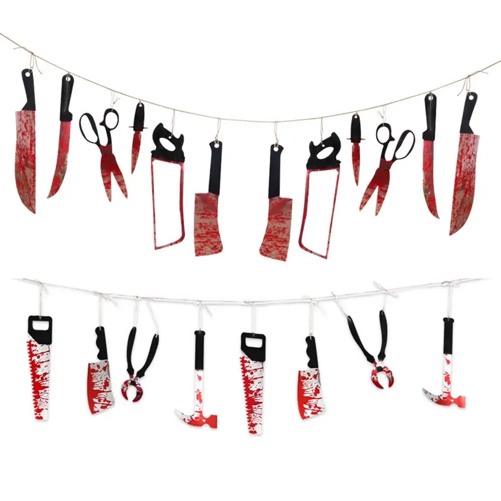 8/12pcs Halloween Cutter Hangings Scary Decor Props For Party Bar Haunted House Decoration Props Horror Blood Charm Adornments
8/12pcs Halloween Cutter Hangings Scary Decor Props For Party Bar Haunted House Decoration Props Horror Blood Charm Adornments