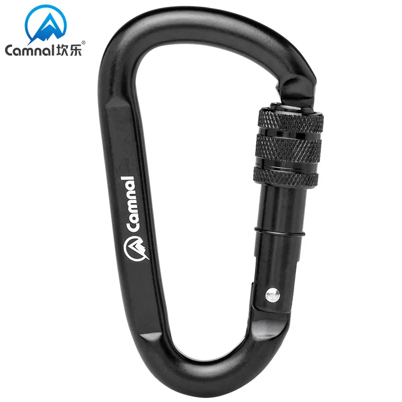 

Multipurpose D-Type Steel Lock, Mountaineering Buckle, Outdoor Rock Climbing, Quick Lifting Hook, 30kn,P221