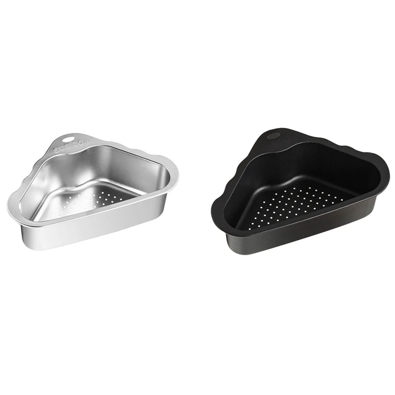 Drain Basket Stainless Steel Kitchen Residue Filter Rack Sink Triangle Drain Basket
Drain Basket Stainless Steel Kitchen Residue Filter Rack Sink Triangle Drain Basket