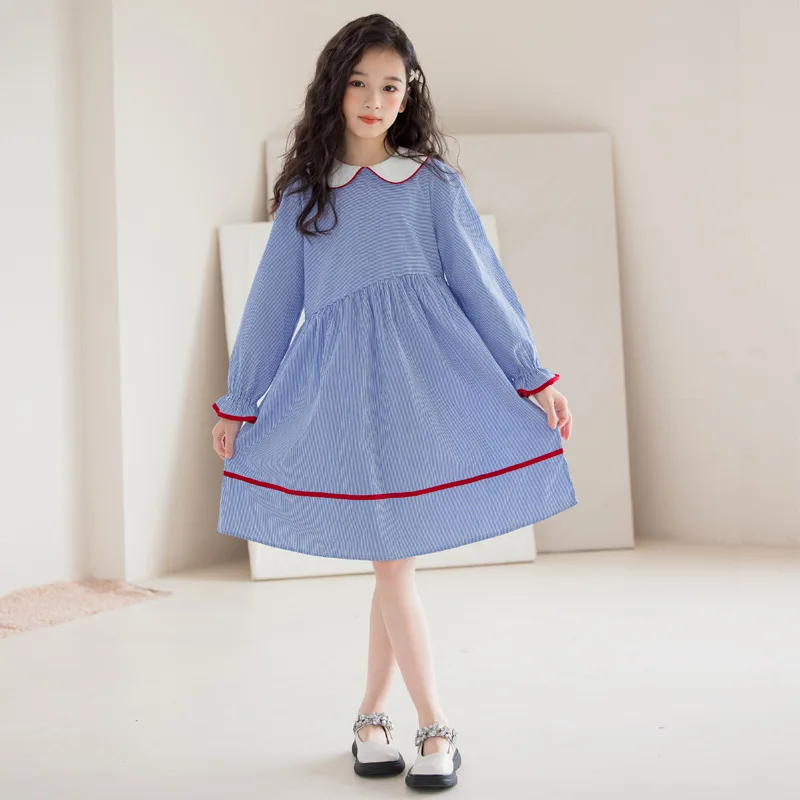 Kids Striped Dress Long Sleeve Casual Shirt Princess Dress for Girls Fashion Elegant School Teenage Children Clothes 13 14 Years
Kids Striped Dress Long Sleeve Casual Shirt Princess Dress for Girls Fashion Elegant School Teenage Children Clothes 13 14 Years