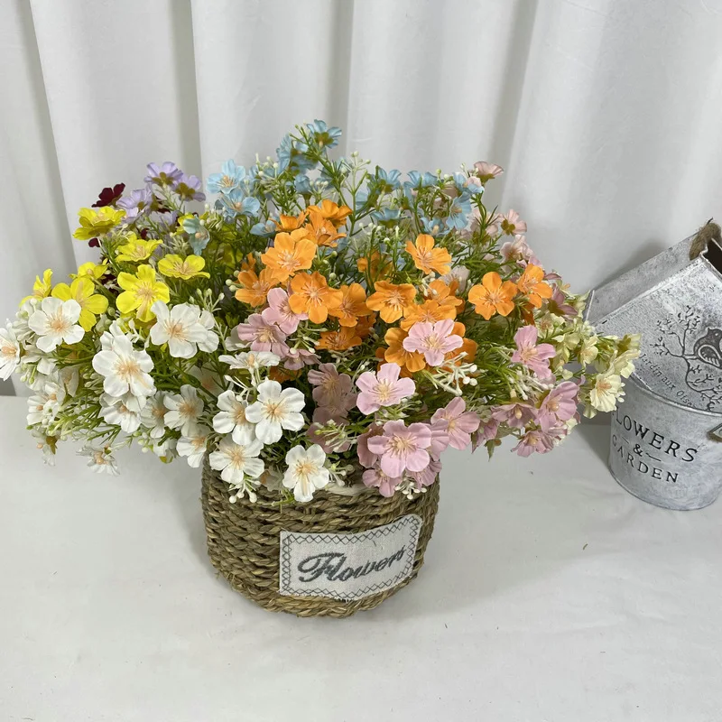 35 Head Babysbreath Artificial Flower Handmade Bouquet Plastic Fake Plant Gypsophila Floral Arrangement Wedding Home Table Decor
35 Head Babysbreath Artificial Flower Handmade Bouquet Plastic Fake Plant Gypsophila Floral Arrangement Wedding Home Table Decor