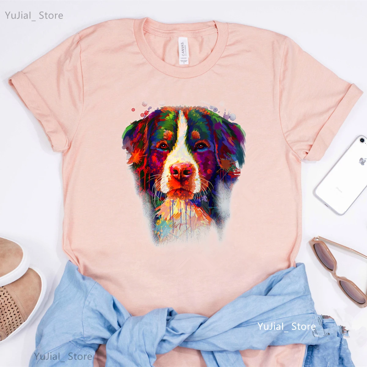 Bernese Mountain/Dachshund Dog Graphic Print Pink T Shirt Girls Kawaii Dog Lover Tshirt Women Harajuku Shirt Summer T-Shirt
Bernese Mountain/Dachshund Dog Graphic Print Pink T Shirt Girls Kawaii Dog Lover Tshirt Women Harajuku Shirt Summer T-Shirt