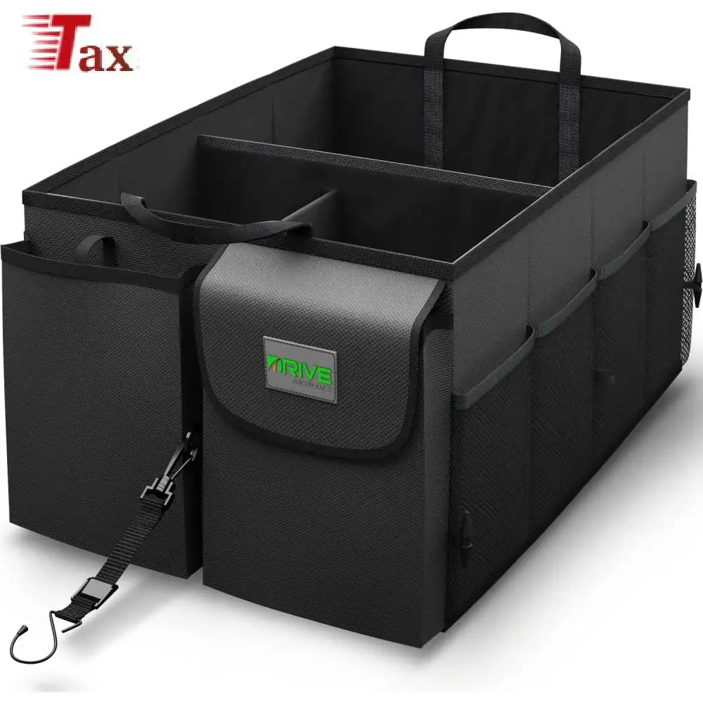 Drive Auto Car Trunk Organizer - Collapsible, Multi-Compartment Automotive SUV Car Organizer for Storage w/Adjustable Strap
Drive Auto Car Trunk Organizer - Collapsible, Multi-Compartment Automotive SUV Car Organizer for Storage w/Adjustable Strap