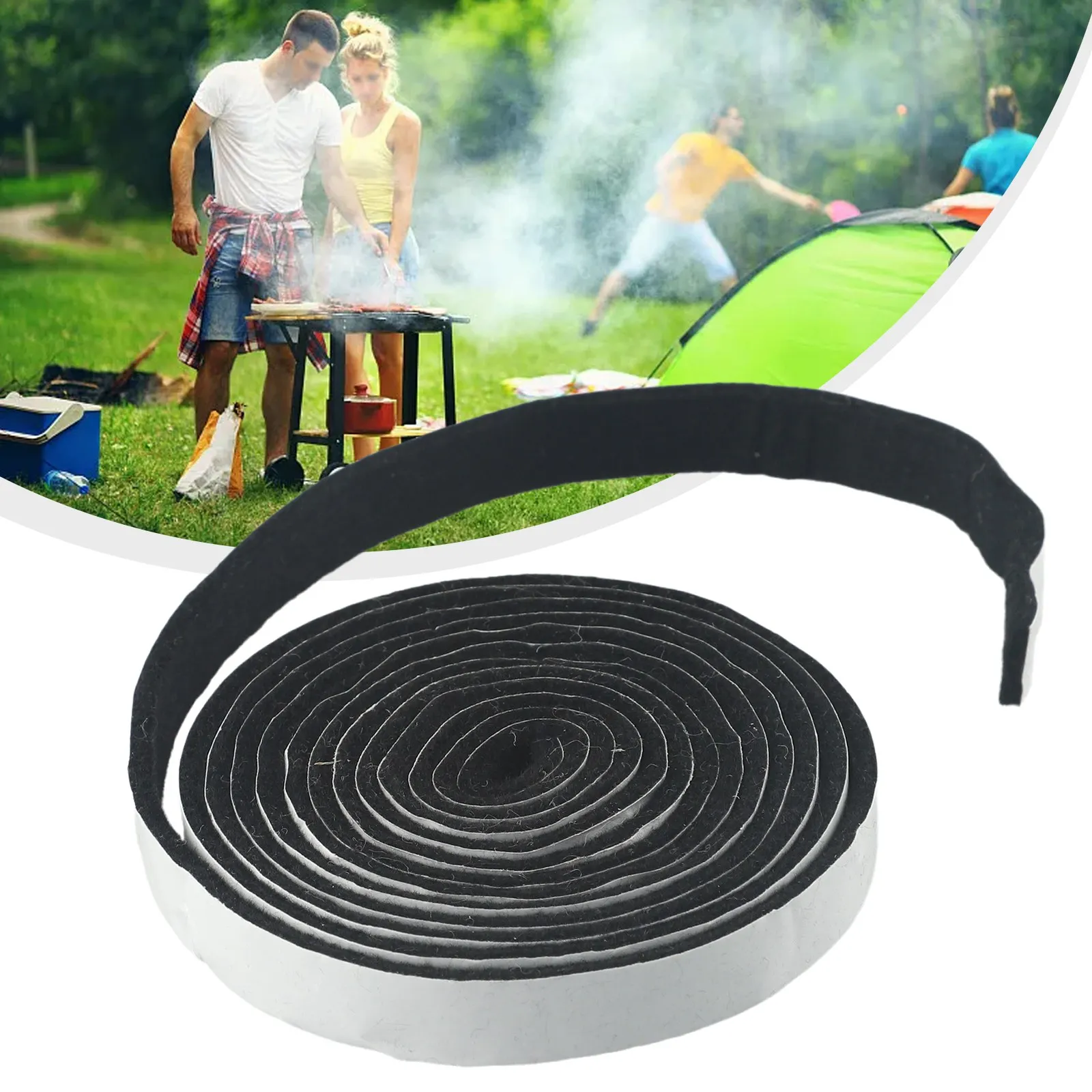 High Heat Barbecue Smoker Gasket BBQ Door Lid Grill Seal Adhesive Sealing Tape High Temp Grill Seal Self Camping Picnic Tools
High Heat Barbecue Smoker Gasket BBQ Door Lid Grill Seal Adhesive Sealing Tape High Temp Grill Seal Self Camping Picnic Tools