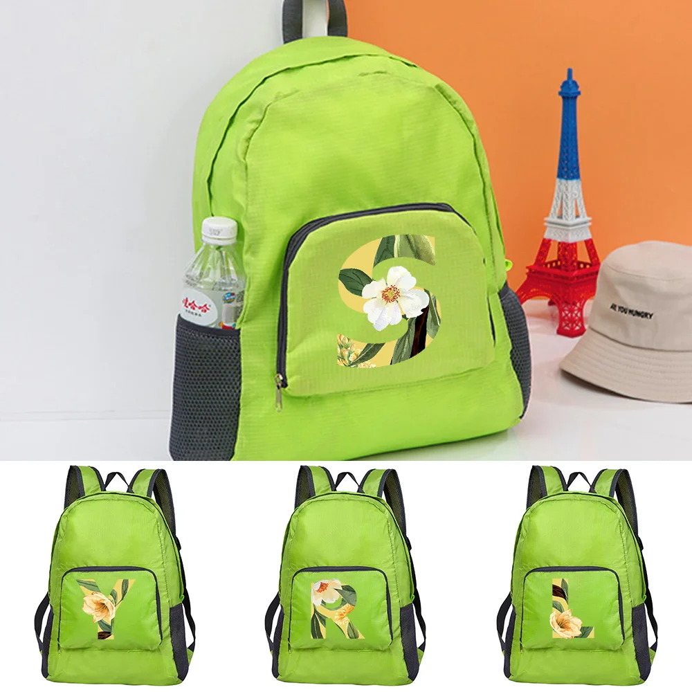 Lightweight Packable Backpack Foldable Ultralight Outdoor Folding Floral Letter Print Travel Daypack Sport Daypack for Men Women
Lightweight Packable Backpack Foldable Ultralight Outdoor Folding Floral Letter Print Travel Daypack Sport Daypack for Men Women