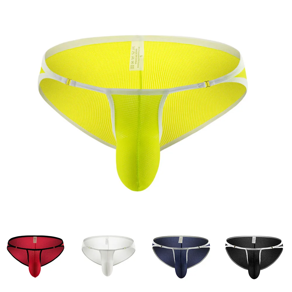 2022 Sexy Men Sheer Mesh Convex Pouch Underpants Underwear Bikini Bulge Pouch Thongs Comfortable Briefs Men's Erotic Lingerie
2022 Sexy Men Sheer Mesh Convex Pouch Underpants Underwear Bikini Bulge Pouch Thongs Comfortable Briefs Men's Erotic Lingerie