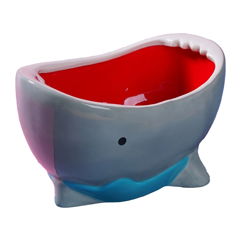 Cute Shark Attack Bowl Cereal Candy Bowl Ceramic Bowl Cartoon Fruit Food Snack Storage Box Bowl for Household
Cute Shark Attack Bowl Cereal Candy Bowl Ceramic Bowl Cartoon Fruit Food Snack Storage Box Bowl for Household
