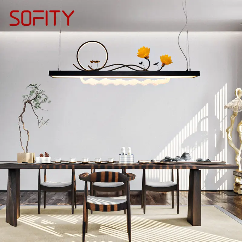 SOFITY Modern Pendant Light Creative Chinese Ceiling LED 3 Colors Chandelier Lamp Decor For Home Teahouse Dining Room
SOFITY Modern Pendant Light Creative Chinese Ceiling LED 3 Colors Chandelier Lamp Decor For Home Teahouse Dining Room